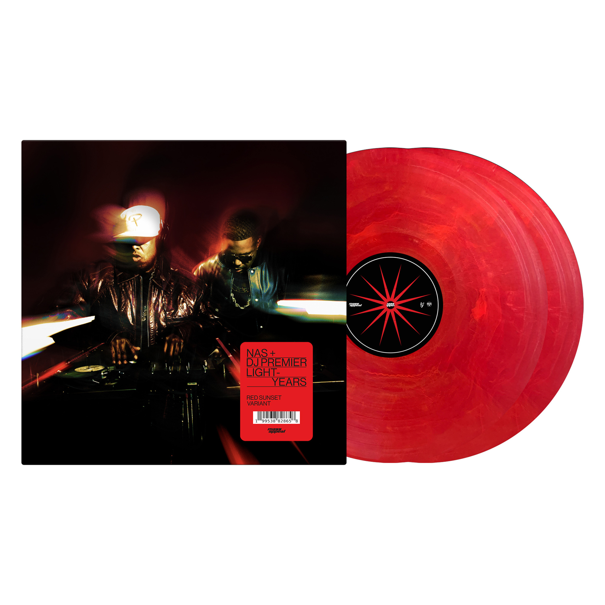 NAS & DJ PREMIER - LIGHT-YEARS -RED VINYL-