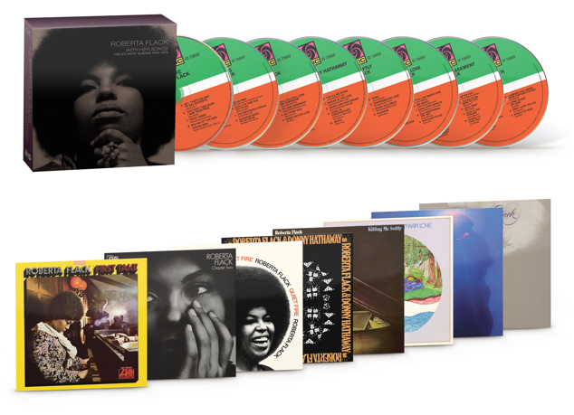 FLACK, ROBERTA - WITH HER SONGS: THE ATLANTIC ALBUMS, 1969-1978 -LTD-