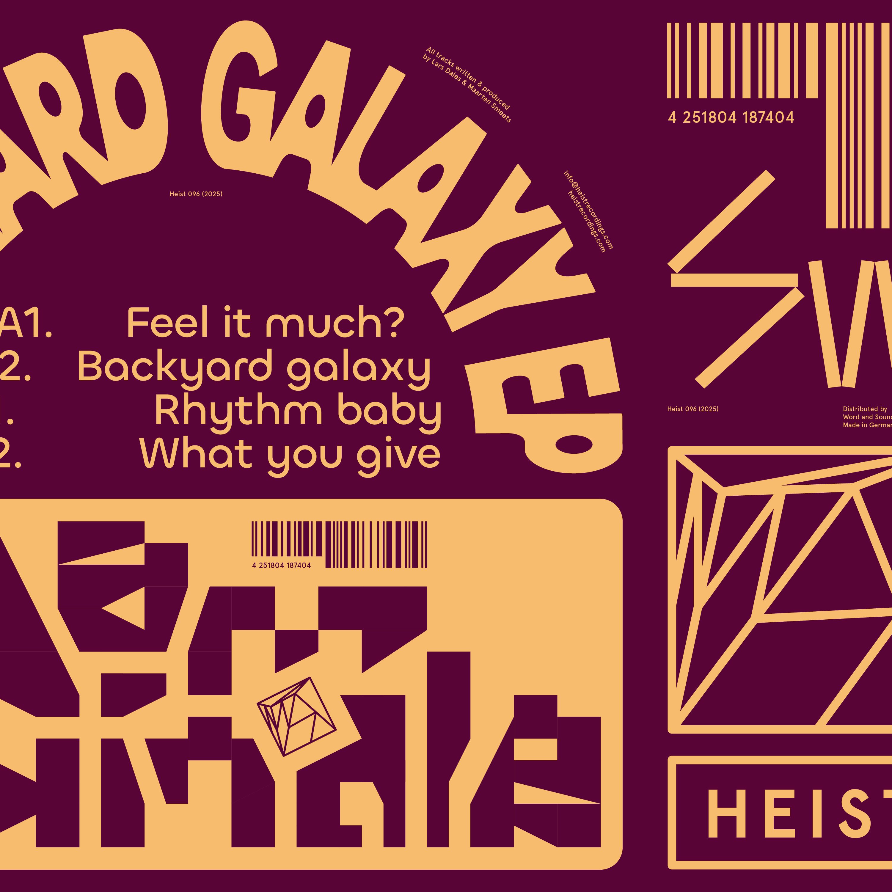 DAM SWINDLE - BACKYARD GALAXY EP