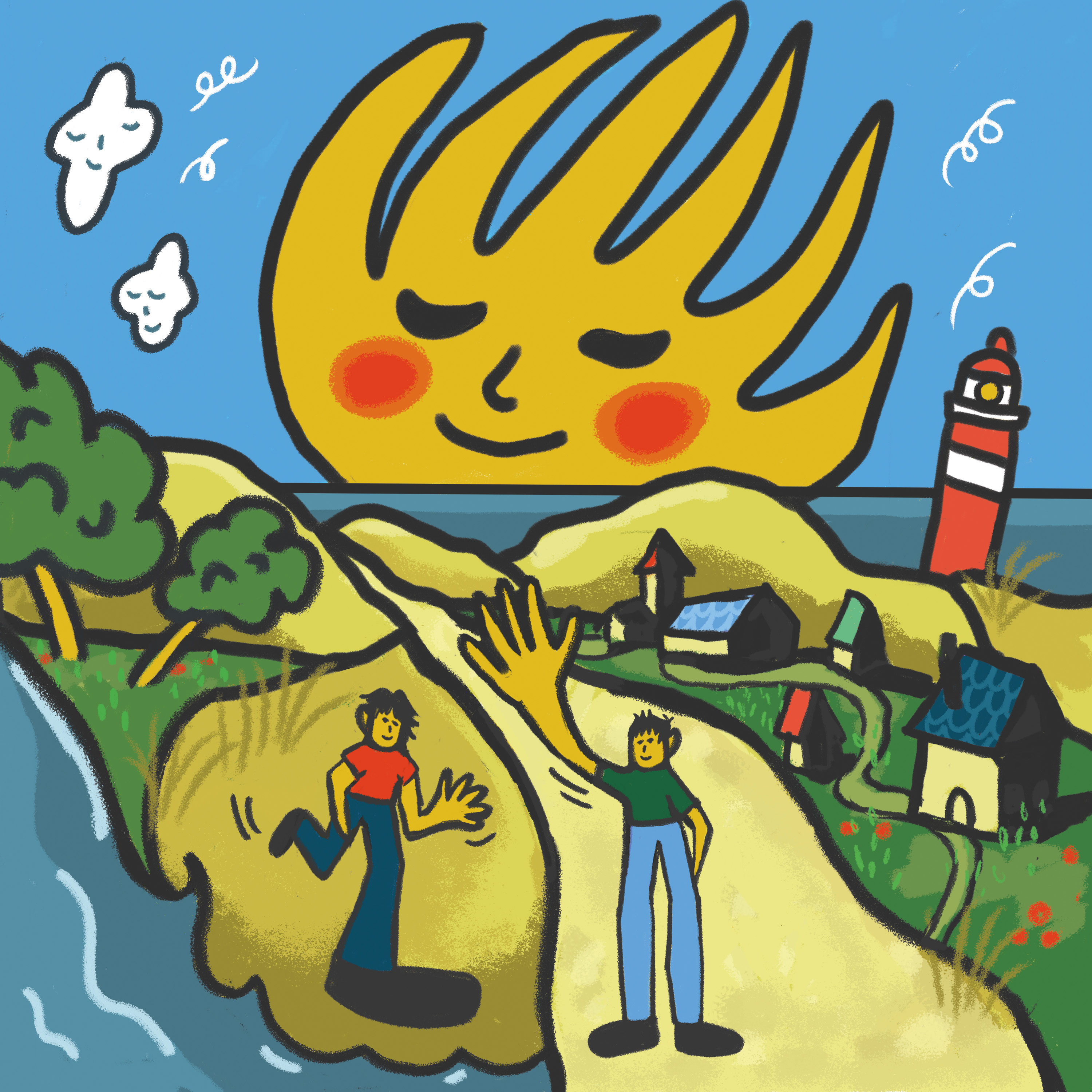 LANGE MANNEN MET HAAST - ZANDLOPERS