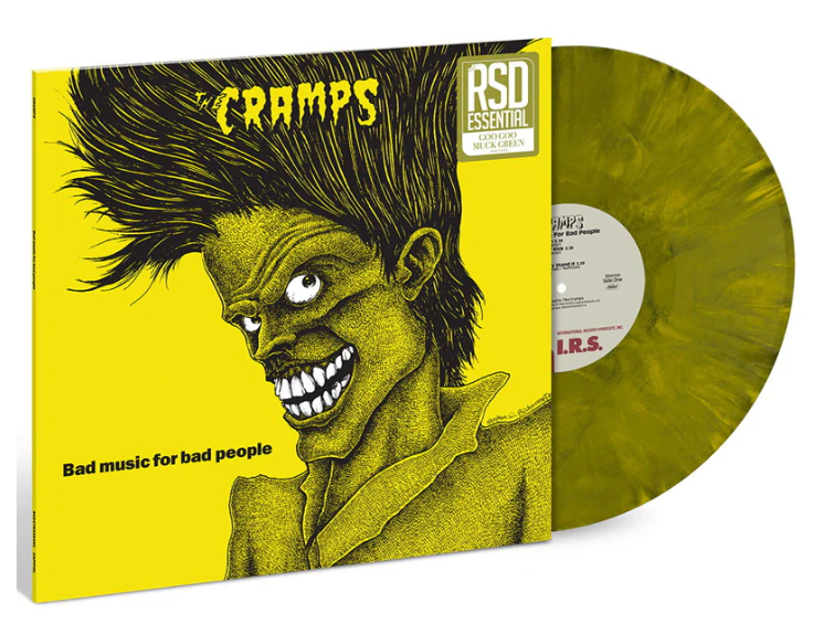 CRAMPS - BAD MUSIC FOR BAD PEOPLE -GREEN VINYL-
