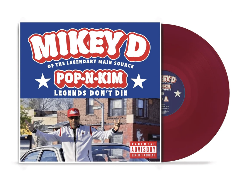 MIKEY D - POP-N-KIM (LEGENDS DON'T DIE) (RED LP)