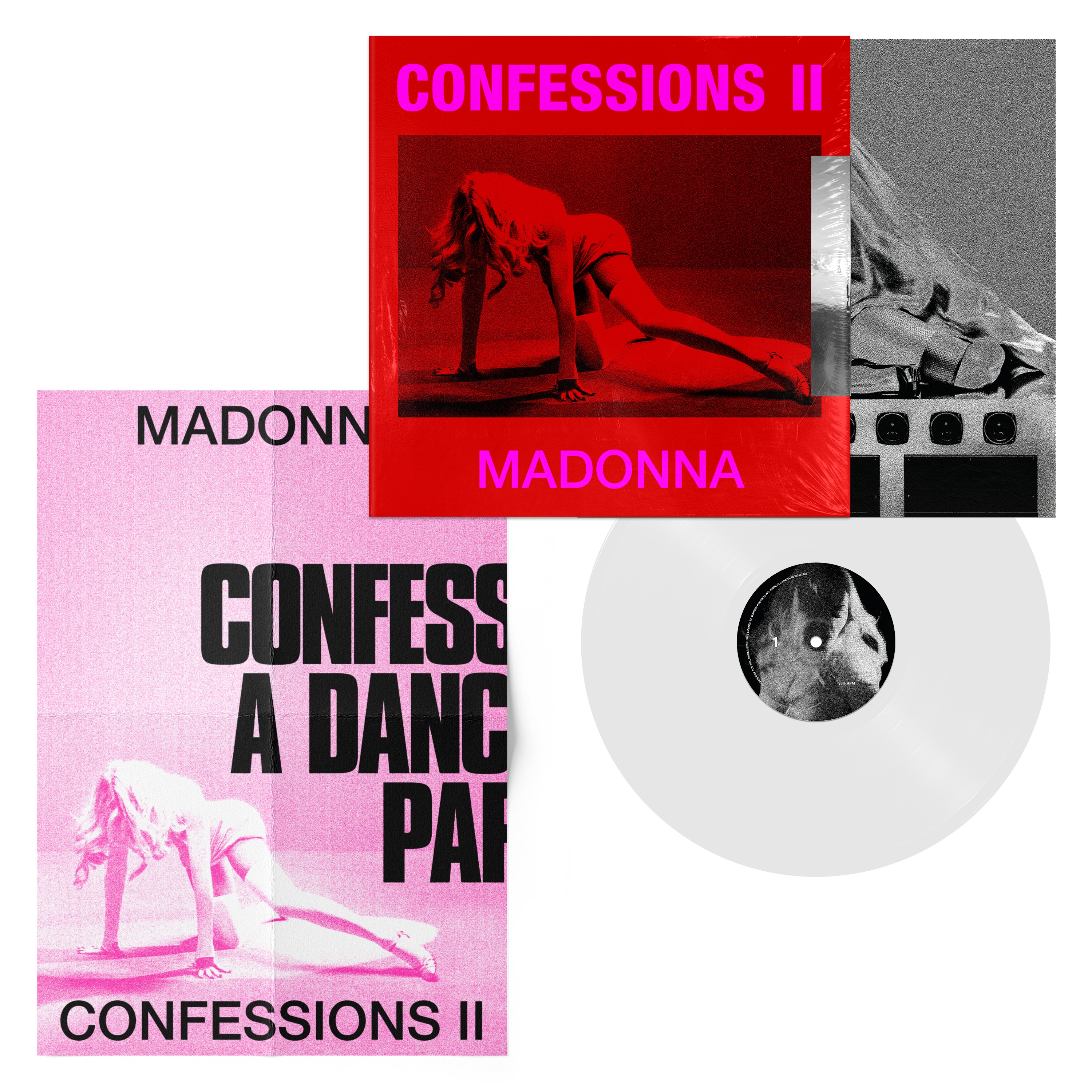 MADONNA - CONFESSIONS II -INDIE ONLY WHITE VINYL-