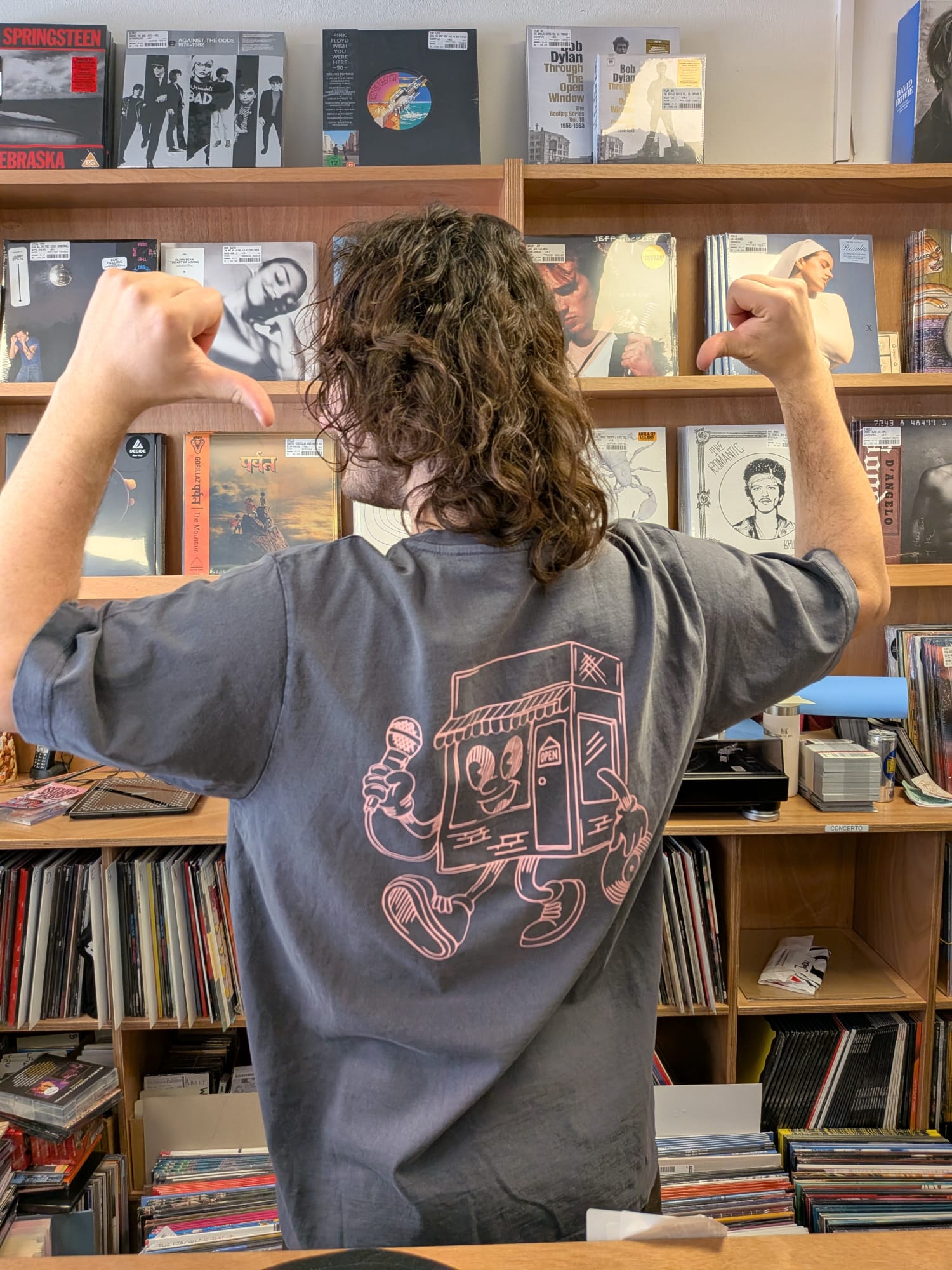 RSD 26 - T-SHIRT VINTAGE ANTRACIET -L-