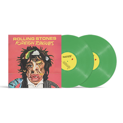 ROLLING STONES - FOREIGN TONGUES -GREEN VINYL
