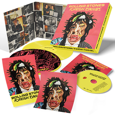 ROLLING STONES - FOREIGN TONGUES -BLU RAY BOX YELLOW VINYL-