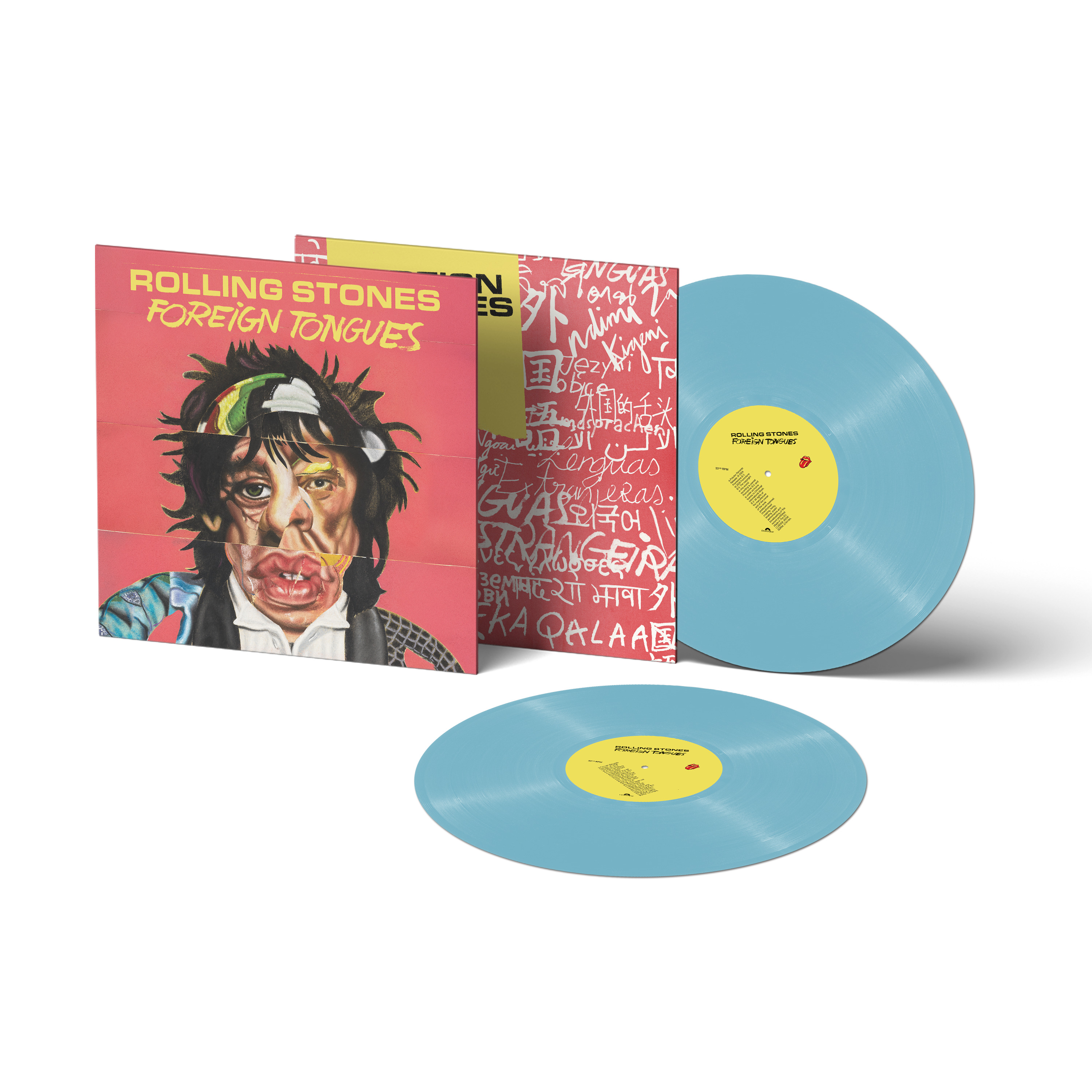 ROLLING STONES - FOREIGN TONGUES -BABY BLUE VINYL/EXCLUSIVE-
