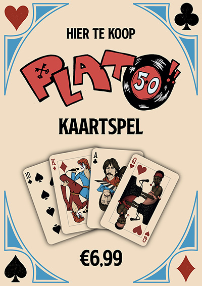 PLATO - KAARTSPEL PLATO 50 JAAR LOGO