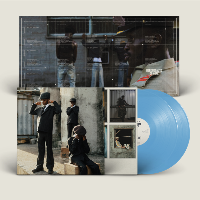 EZRA COLLECTIVE - HERE BECAUSE OF HOPE -BLUE VINYL-
