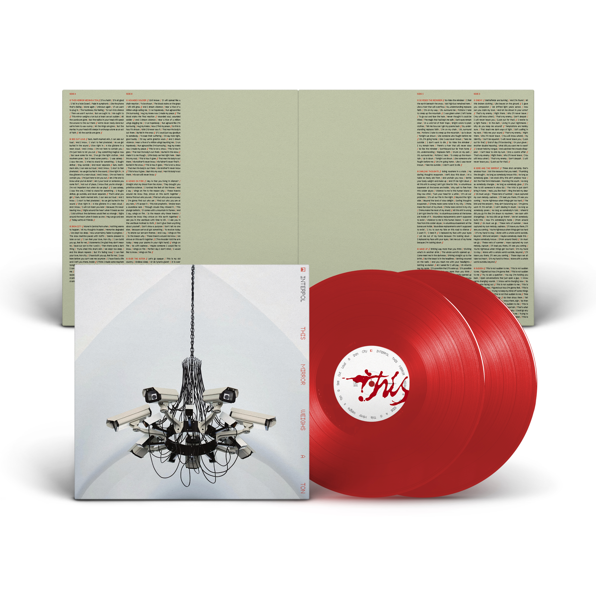 INTERPOL - THIS MIRROR WEIGHS A TON -TRANSPARENT RED INDIE-