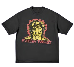 ROLLING STONES - FOREIGN TONGUES EXCLUSIVE SHIRT BLACK -L-