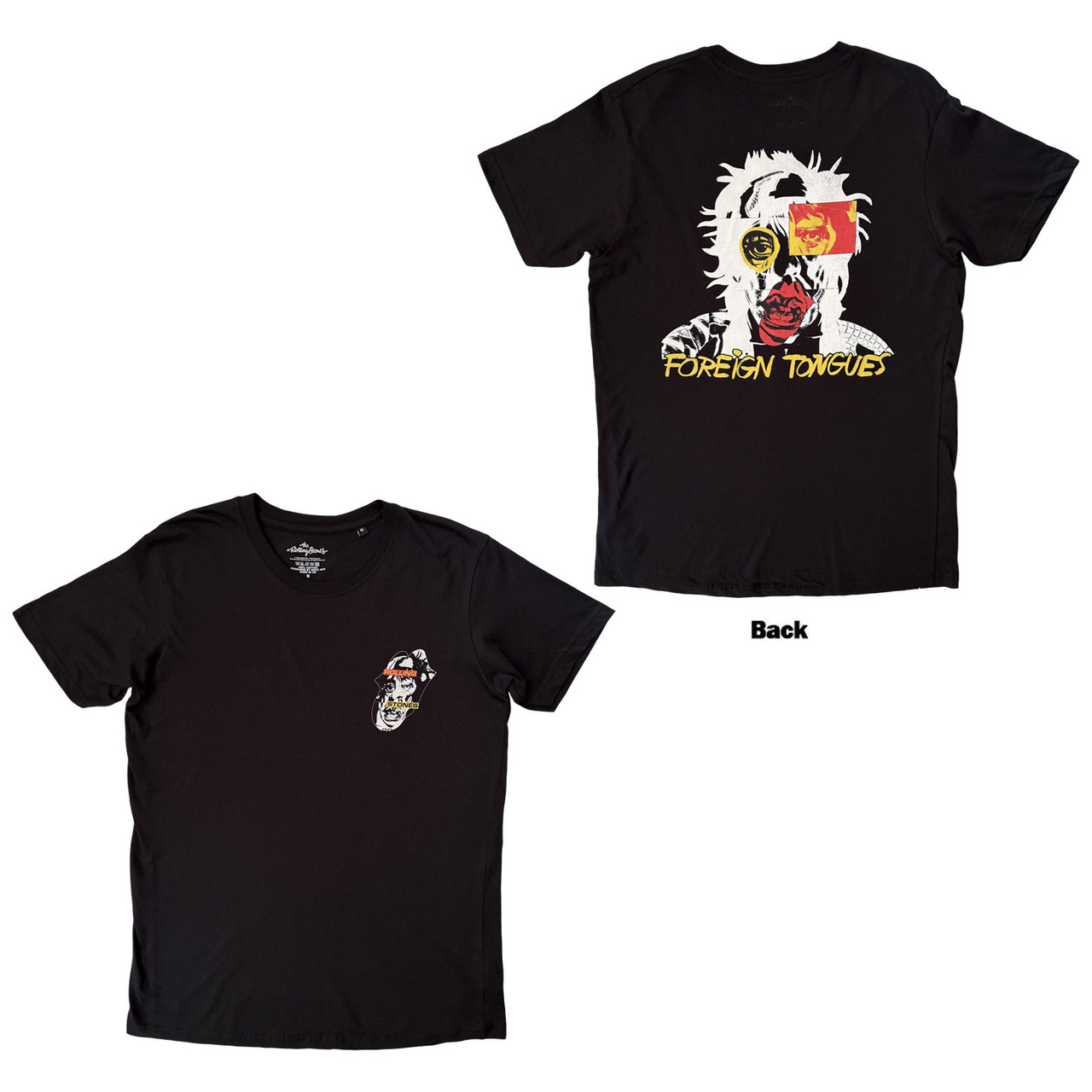 ROLLING STONES - FOREIGN TONGUES POCKET LOGO -L-