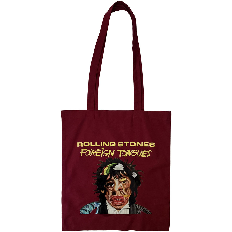 ROLLING STONES - TOTE-BAG FOREIGN TONGUES (RED)