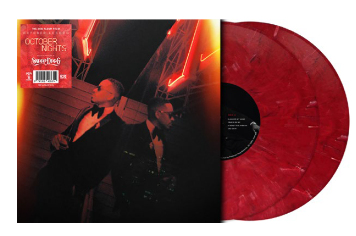 OCTOBER LONDON - OCTOBER NIGHTS -RED MARBLE VINYL-