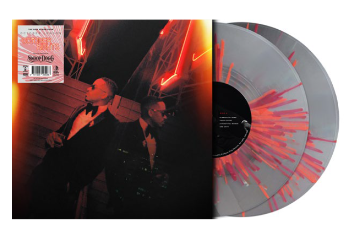 OCTOBER LONDON - OCTOBER NIGHTS -GREY AND RED SPLATTER VINYL-