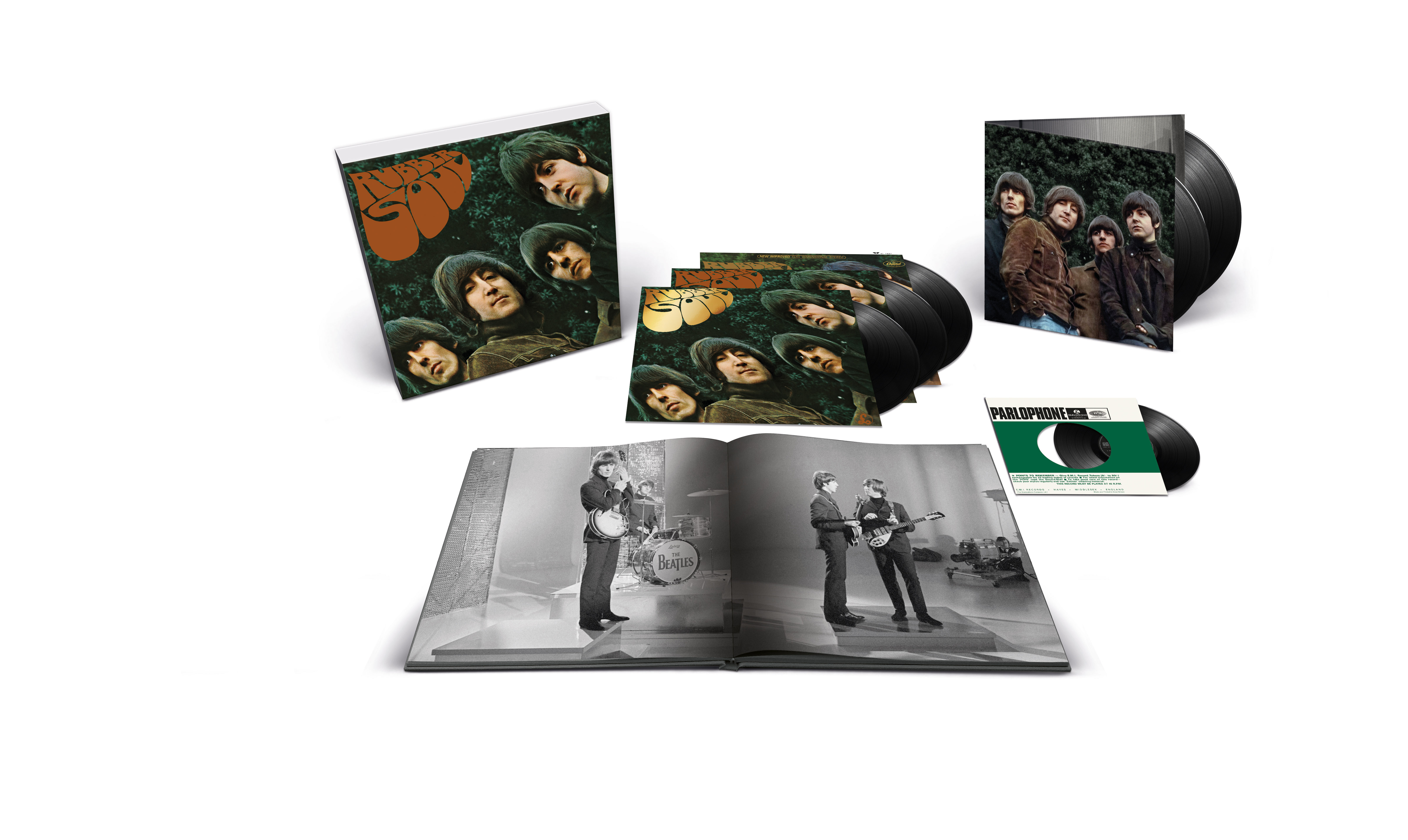 BEATLES - RUBBER SOUL -5LP+7INCH-