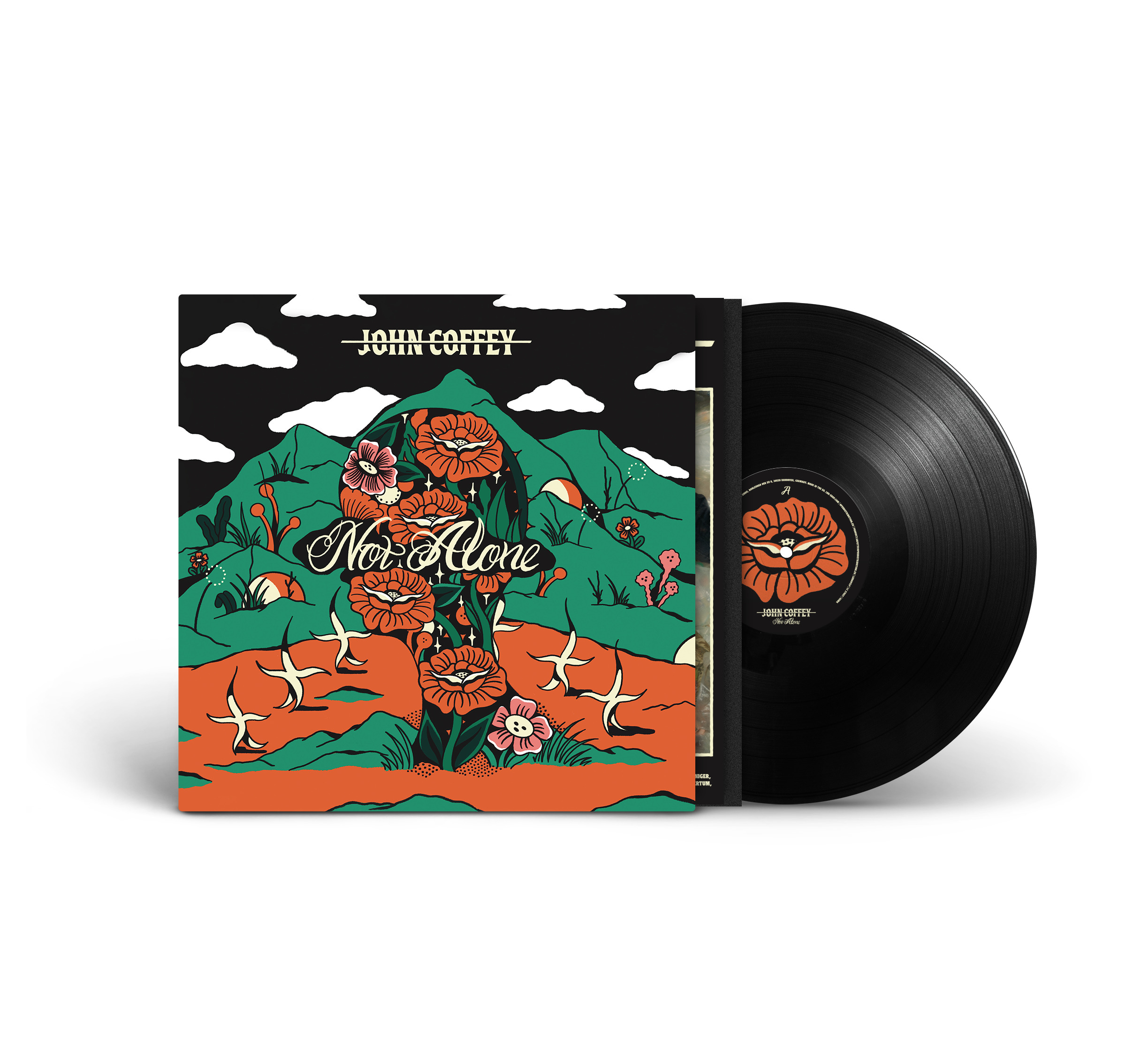 JOHN COFFEY - NOT ALONE -BLACK VINYL-
