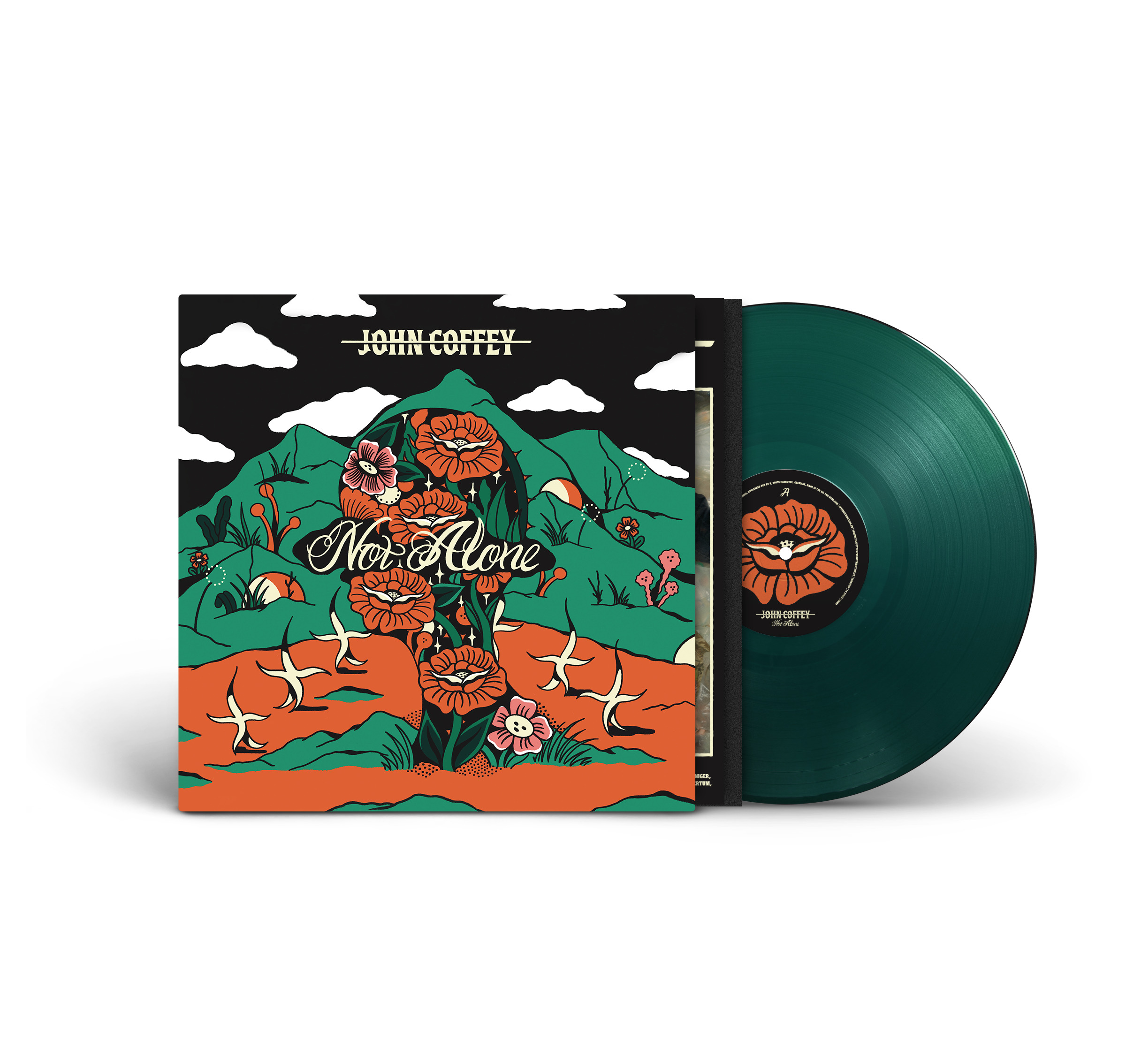 JOHN COFFEY - NOT ALONE -COLOURED VINYL-