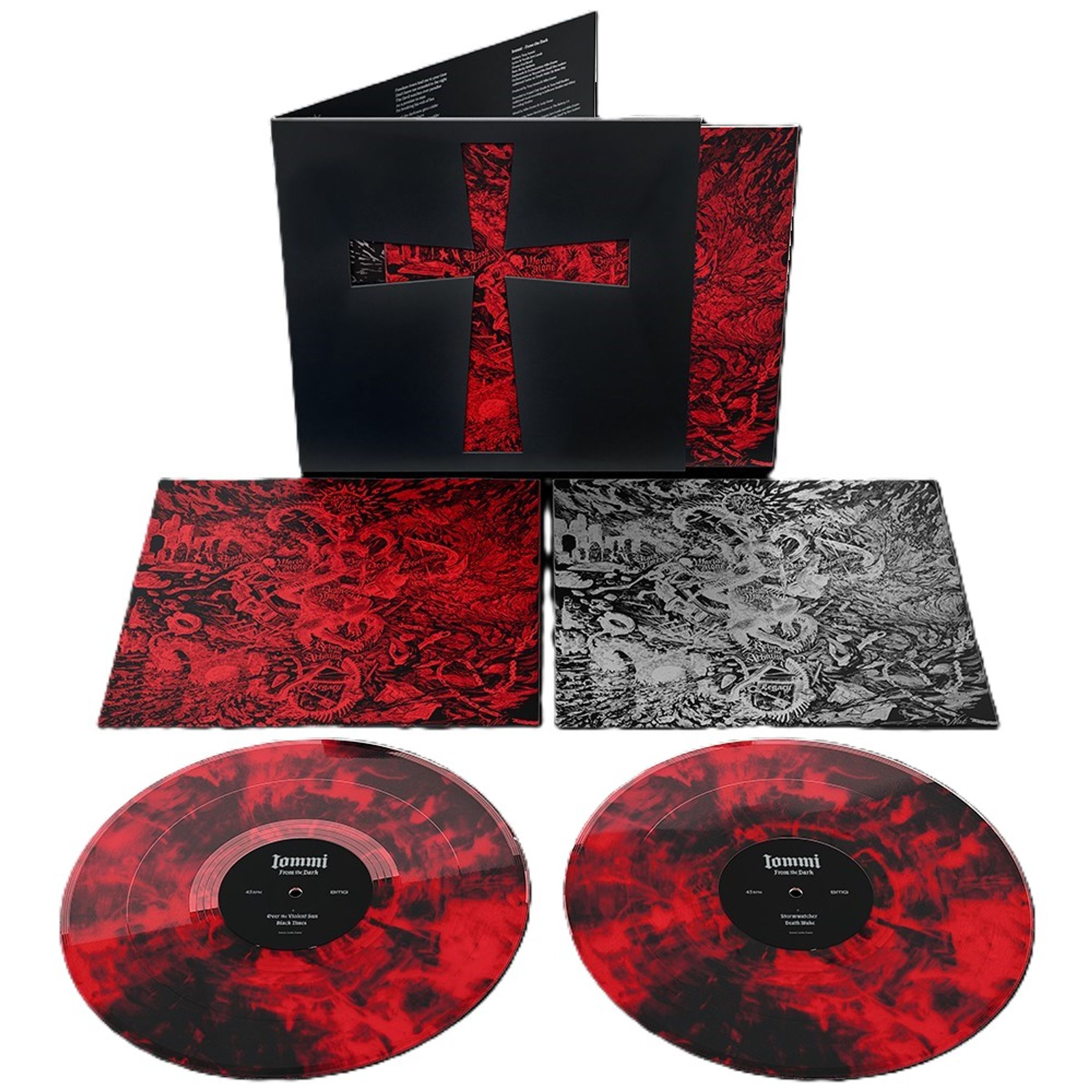 IOMMI, TONY - FROM THE DARK -RED MARBLED VINYL-