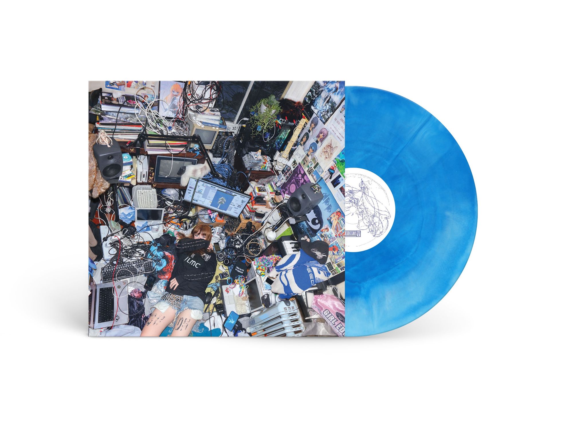 NINAJIRACHI - I LOVE MY COMPUTER -BLUE AND WHITE GALAXY INDIES-